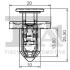 Кліпса кріплення (затискач) Fischer Automotive One (FA1) 7920002.5 (фото 2)