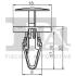 Кліпса кріплення (затискач) Fischer Automotive One (FA1) 8720002.5 (фото 2)