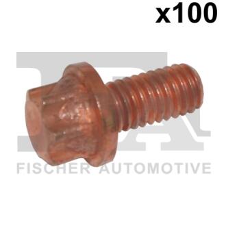 Болт з головкою системи TORX з чорного металу Fischer Automotive One (FA1) 982T06512.100