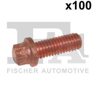 Болт з головкою системи TORX з чорного металу Fischer Automotive One (FA1) 982T06516.100