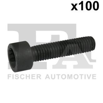 Болт з головкою системи TORX з чорного металу Fischer Automotive One (FA1) 982T08236.100
