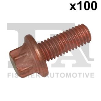 Болт з головкою системи TORX з чорного металу Fischer Automotive One (FA1) 982T08721.100