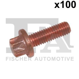 Болт з головкою системи TORX з чорного металу Fischer Automotive One (FA1) 982T08726.100