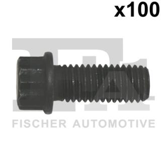 Болт з головкою системи TORX з чорного металу Fischer Automotive One (FA1) 982T10126.100