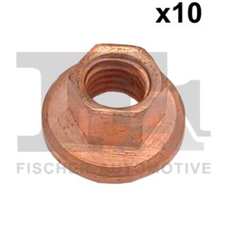 FISCHER Гайка M8 SiMu SW10FL Cu (OE - 035805,849928,4403640,4420282,4420881) Fischer Automotive One (FA1) 9880806.10