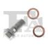 FISCHER OPEL Пустотілий гвинт компресора + шайби ASTRA 1.7 07-, ZAFIRA / ZAFIRA FAMILY 1.7 08- 98912005.021