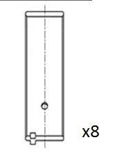 Вкладиши шатунні STD Opel 1,3B 79- 1,6B N/S 87- Fischer Automotive One (FA1) BB2079STD