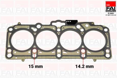 Прокладка Г/Б (1,71mm) Audi А3 VW Golf/Bora/Polo 1.9T Fischer Automotive One (FA1) HG1012B