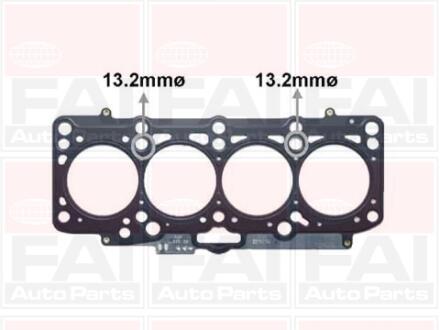 (1 отвори)Прокладка Г/Б Audi A3 Seat Cordoba, Leon,Skoda Octavia 1.9 TDI 99-06 Fischer Automotive One (FA1) HG1013