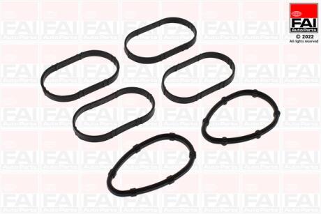 (К-кт 4шт)Прокладка IN колектора Dacia Logan,Renault Clio II,Duster,Espace III, Kangoo/Grand, Laguna I, II, MeganeI, II, Scenic I, II, Trafic II 1.4-2.0 97- Fischer Automotive One (FA1) IM881