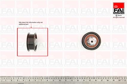 (67x23) Ролік натяжн.паска ГРМ VW Polo 1,7-1,9D/SDI 10/94- Lupo 1,7 Fischer Automotive One (FA1) T9493
