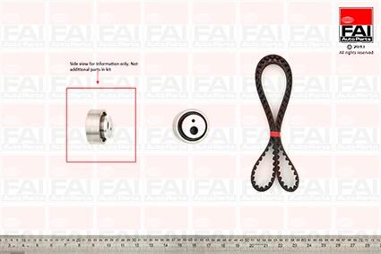 FAI К-т ГРМ (рем.+ ролик) Citroen Berlingo 1.4, Xara,Saxo,Ax,Bx,Zx Fischer Automotive One (FA1) TBK09