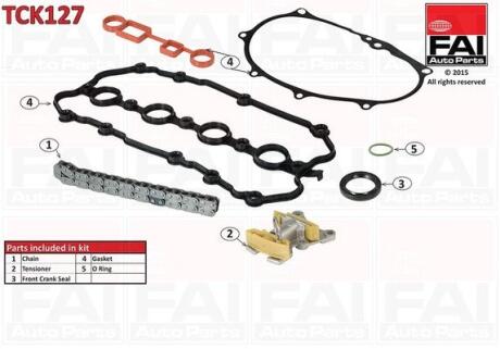FAI VW к-кт цепи ГРМ Audi A1/3/4/6,Golf V,VI,Passat,Skoda Octavia II 2.0FSI Fischer Automotive One (FA1) TCK127
