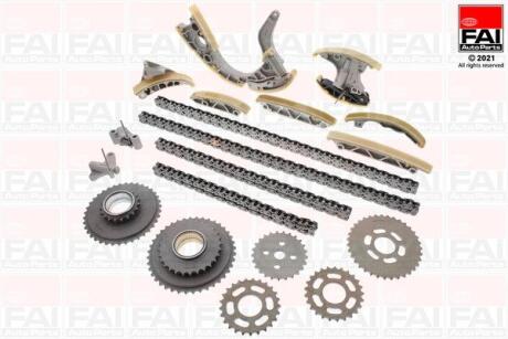 FAI VW К-кт ланцюга ГРМ Audi A4/5/6,Q5,Phaeton,Touareg 3.0 V6 TDI Fischer Automotive One (FA1) TCK217NG