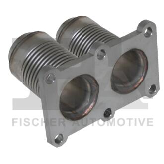 FISCHER VW I.L. Гнучка труба системи відведення ВГ 45x87 мм 46.5 x 87.0 мм 2x + flansch Fischer Automotive One (FA1) VW445127