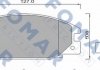 Колодки тормозные дисковые FOMAR FO 486681 (фото 1)