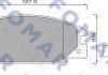 Колодки тормозные дисковые FOMAR FO 486681 (фото 2)