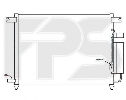 Конденсатор кондиционера FPS FP 17 K336 (фото 1)