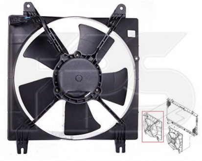 Вентилятор радиатора (в сборе) FPS FP 17 W79 (фото 1)