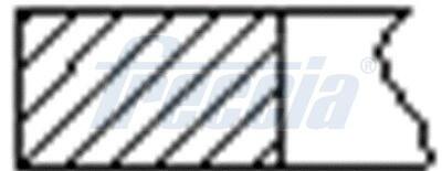 Кільця поршневі FRECCIA FR10125100