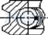 Кольца поршня ø80,5 [1,2 x 1,2 x 2] STD FRECCIA FR10209700 (фото 3)