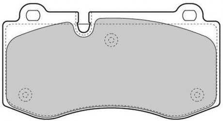 Колодки передні, 06- W221 FREMAX FBP-1569