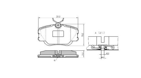 Колодки передние, E (W124) 85-95 FREMAX FBP0495