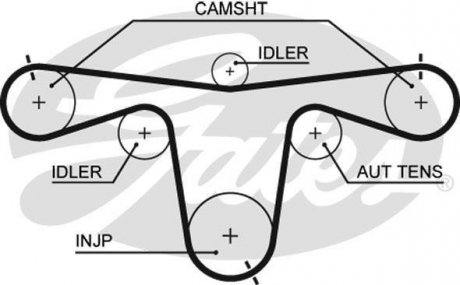 Ремінь ГРМ Gates 5594XS (фото 1)