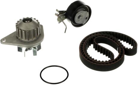 Роликовый модуль натяжителя ремня (ролик, ремень, насос) Gates KP15574XS