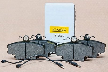 Колодки тормозные дисковые GLOBER 45-3599 (фото 1)