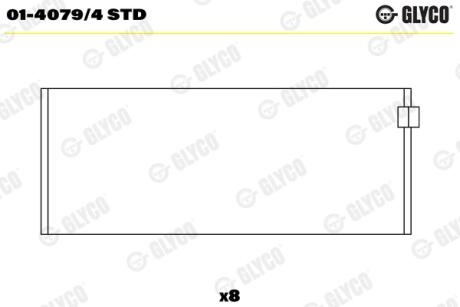 Вкладыши Glyco 0140794 STD