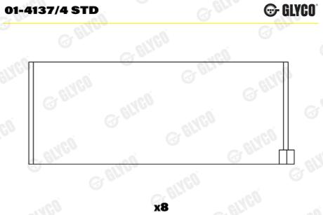 Підшипник ковзання Glyco 0141374 STD
