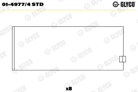 Вкладиші Glyco 0149774 STD