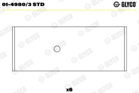 Подшипник шатуна (к-кт) Glyco 0149803 STD