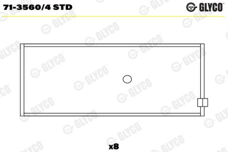 Шатунный подшипник Glyco 7135604 STD