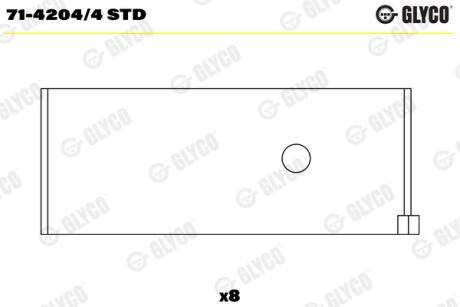 Вкладиші Glyco 7142044 STD