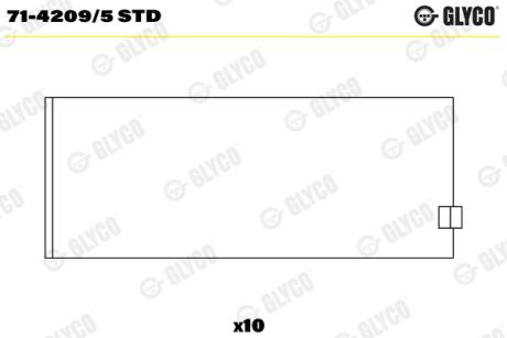 Підшипник ковзання Glyco 7142095 STD
