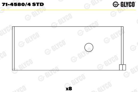 Подшипник шатуна (к-кт) Glyco 7145804 STD