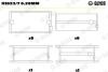 Вкладыши коренные 0.25MM HL/PASS-L (К-Т R6 ЦИЛ) IVECO F3BE 0681 CURSOR 13 Glyco H10237 0.25MM (фото 1)