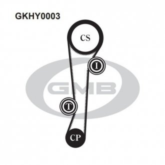 Комплект ремня ГРМ GMB GKHY0003