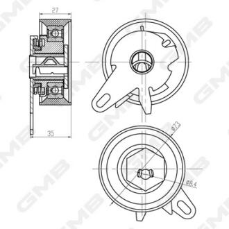 Шків привідного паса GMB GTB0430