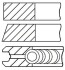 Ringset Toy 1D 120/150 D4D, 73.00mm STD GOETZE 0842410000 (фото 2)