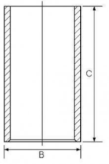 Гільза циліндра двигуна GOETZE 14-011031-00