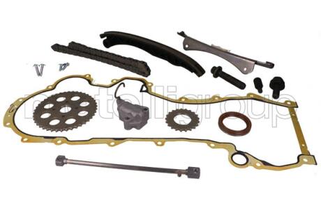 Ланцюг приводу ГРМ (к-кт) Fiat 500/Doblo/Fiorino/Punto/Nemo 1.3 D 03- GRAF GTC025 (фото 1)