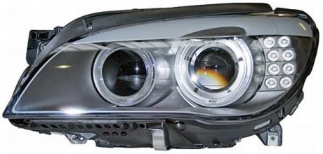 BMW Фара основная Bi-Xenon з мотором,без ламп,без предвкл.прибора D1S H8 з дневн.светом прав.7 F01 08- HELLA 1EL 354 689-021