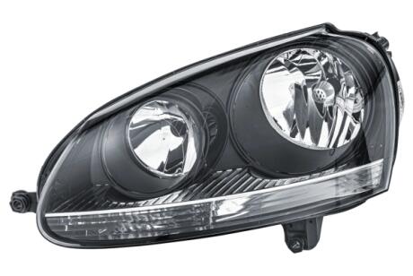 VW Основна фара ліва (Галоген, FF) GOLF V (1K1), JETTA III (1K2) HELLA 1EG 247 007611