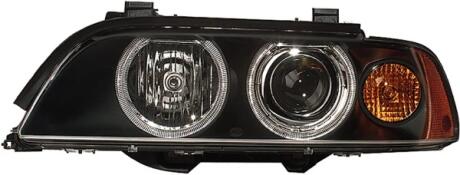 BMW Фара основная Xenon поворот желтый D2S/H7 H21вт PY21W лев.5 E39 95- HELLA 1EL 008 052511