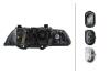 BMW Фара основная Xenon поворот желтый D2S/H7 H21вт PY21W прав.5 E39 95- HELLA 1EL 008 052521 (фото 2)
