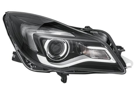 OPEL Фара основная галоген с мотором,с лампами AVL HIR2 PY21W W21W с дневн.светом прав.Insignia 08/13 - HELLA 1EL 011 165721