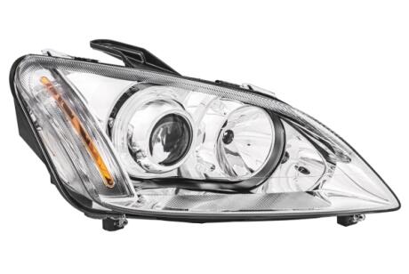 FORD Фара основная Bi-Xenon без мотора,без ламп D2S/H1 PY21W W5W прав.C-Max 04- HELLA 1EL 270 600381